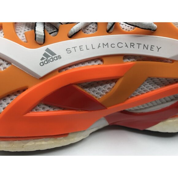 Adidas Women’s ASMC Solarglide Running Size 8.5 White/mOrange GY2921 - Picture 2 of 16